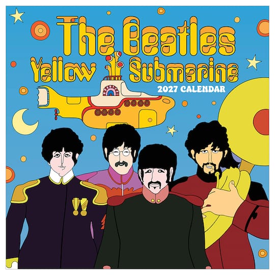 2027 The Beatles: Yellow Submarine Wall Calendar
